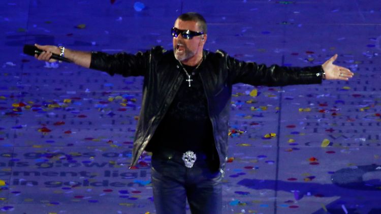 Mit solchen Auftritten hat er sich übernommen: George Michael bei der Abschlussfeier der Olympischen Spiele in London.