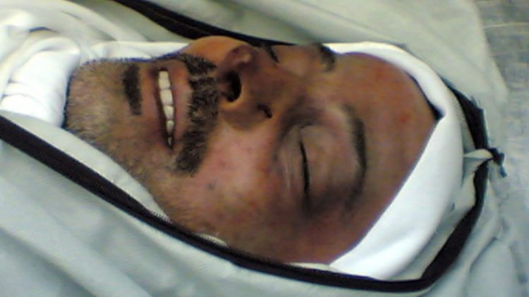 Der ermordete Mahmud al-Mabhuh im Krankenhaus in Damaskus.