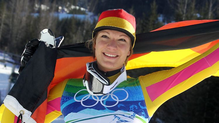 Maria Riesch ist die dritte deutsche Olympiasiegerin in der Kombination.