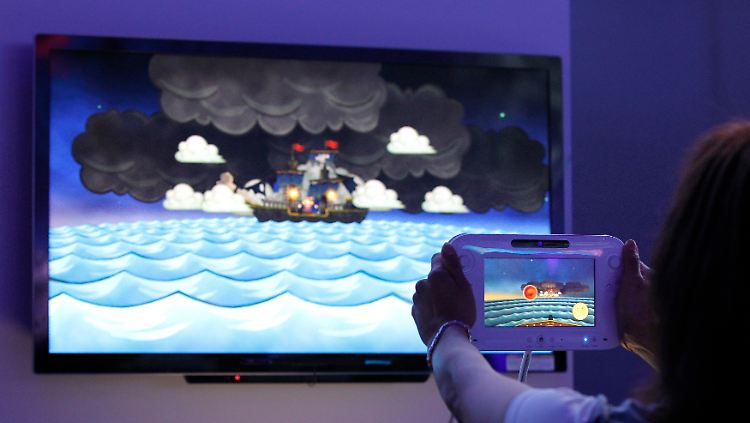 Eine Konsole, zwei Bildschirme: die Wii U.