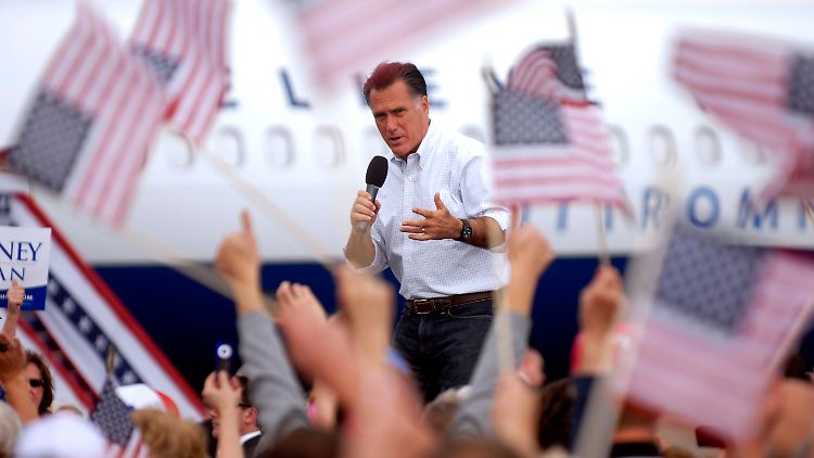 Derzeit bereitet sich Romney auf das erste Fernsehduell gegen Obama vor.