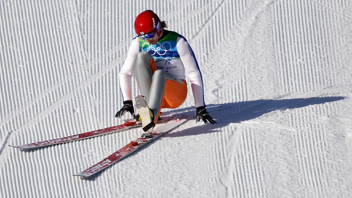 Wieder nix: Janne Ahonen blieb eine Einzelmedaille erneut verwehrt.