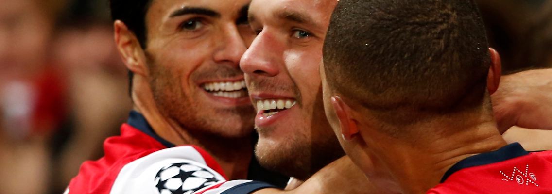 Es könnte nicht besser laufen: Lukas Podolski ist der neue Liebling der Arsenal-Fans.