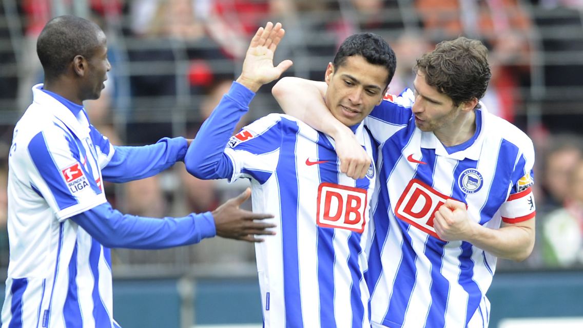 Der Brasilianer Cicero traf doppelt im Breisgau - für die Hertha.