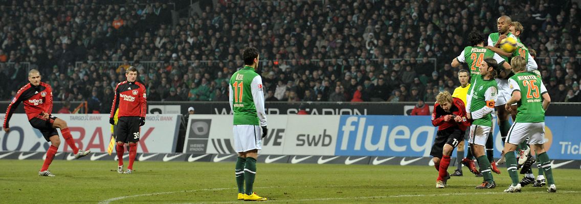 Das 1:0 für Leverkusen in Bremen war Eren-Sache. Der Schweizer Derdiyok erzielte sein 11. Saisontor.