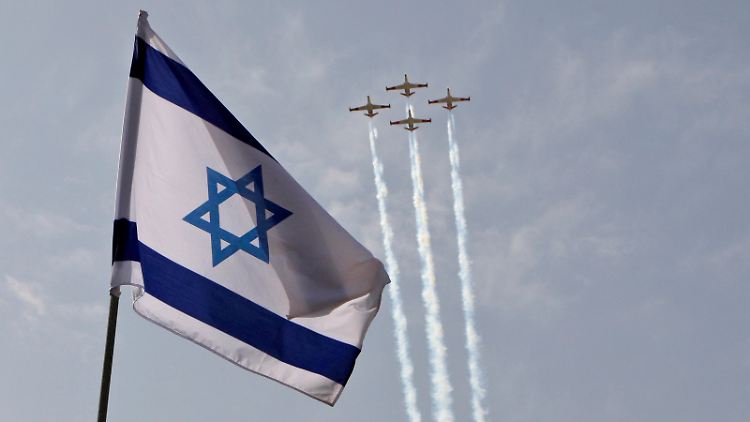 Kampfflieger der israelischen Luftwaffe zum Nationalfeiertag (Archivbild).