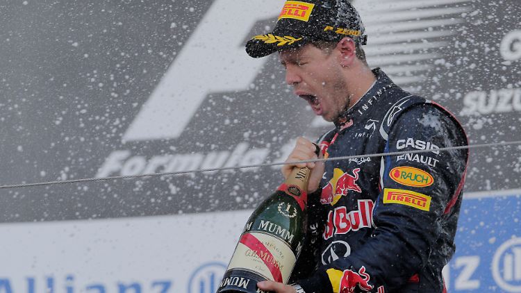 Sieg in Suzuka: Sebastian Vettel.