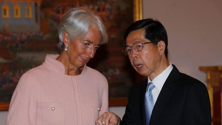IWF-Chefin Lagarde und Weltbank-Präsident Kim: Es gibt viel zu tun - und zu bereden.