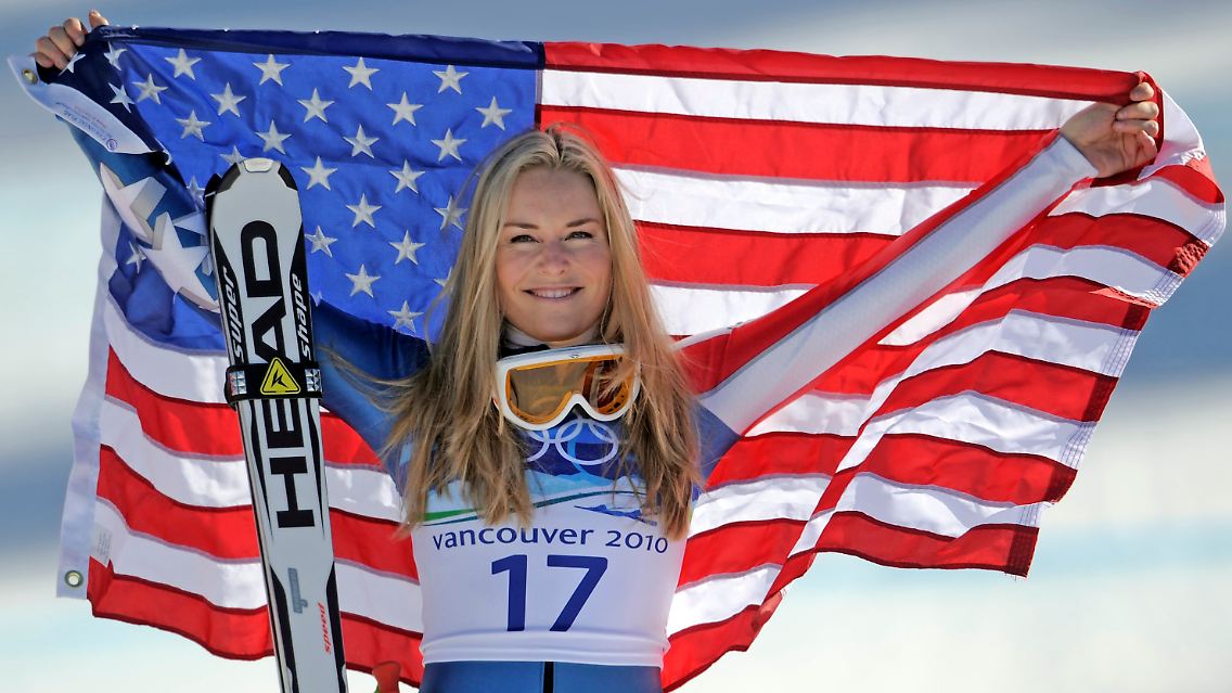 Lindsey Vonn hat gut Lachen über die Lendenleiden von Tiger Woods. Im Gegensatz zu ihrem Landsmann sorgt sie derzeit sportlich für Schlagzeilen.