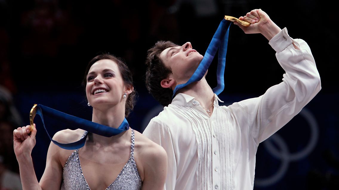 Heimsieg: Tessa Virtue und Scott Moir.
