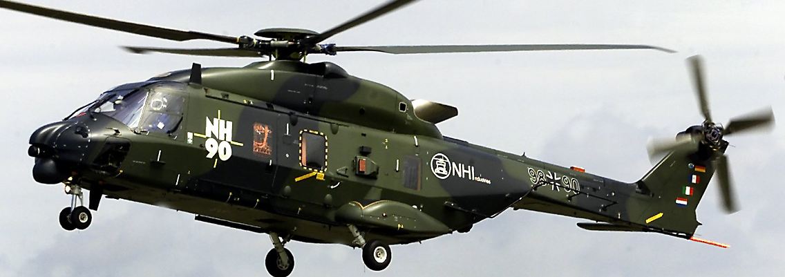 Der NATO-Transporthubschrauber NH 90 wird von drei Firmen in vier Ländern produziert wird.