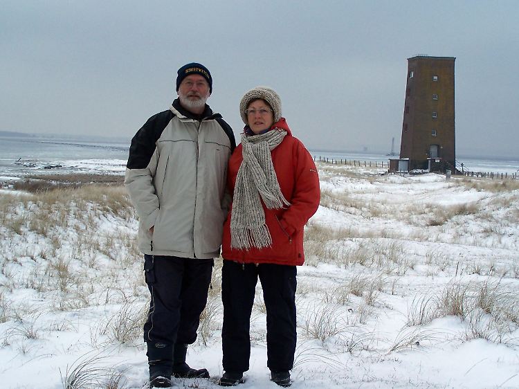 Conrad Marlow und Ursula Todt auf der kleinen Ostsee-Insel Ruden.