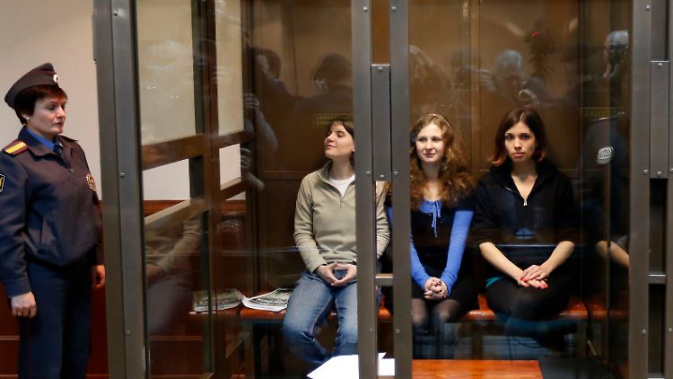 Der Prozess gegen die Pussy Riot hatte international für Proteste gesorgt.