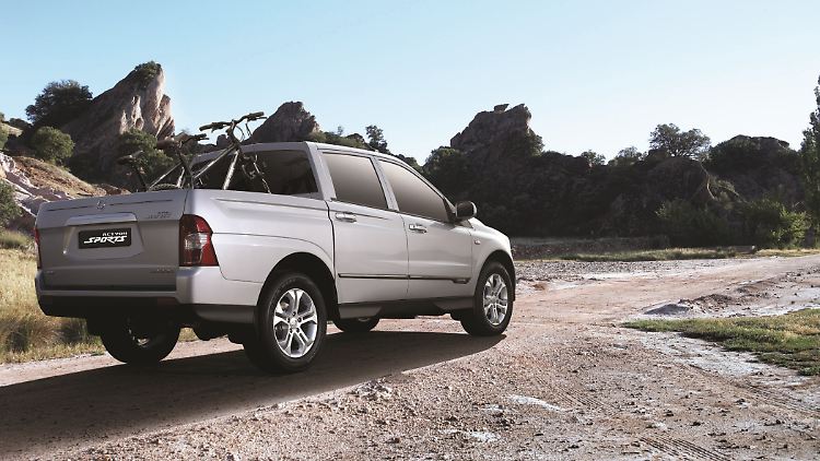 Der Frischeste unter den Koreanern ist der Pick-up Actyon Sports.