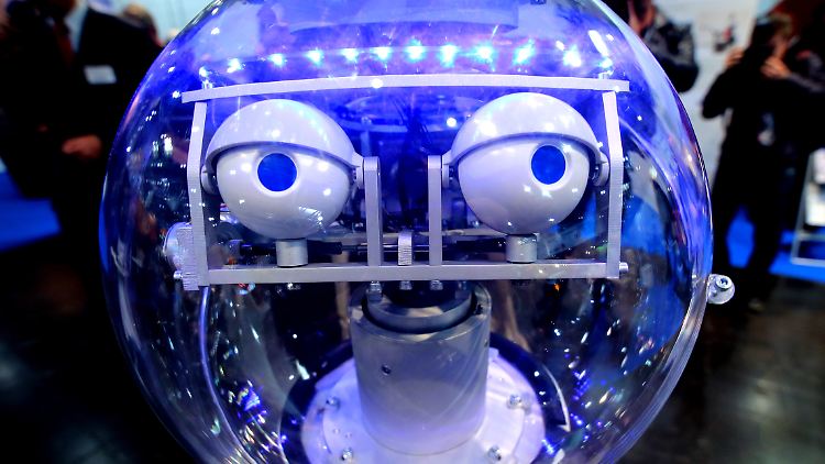 Den Augenaufschlag beherrscht Assistenzroboter "ALIAS".
