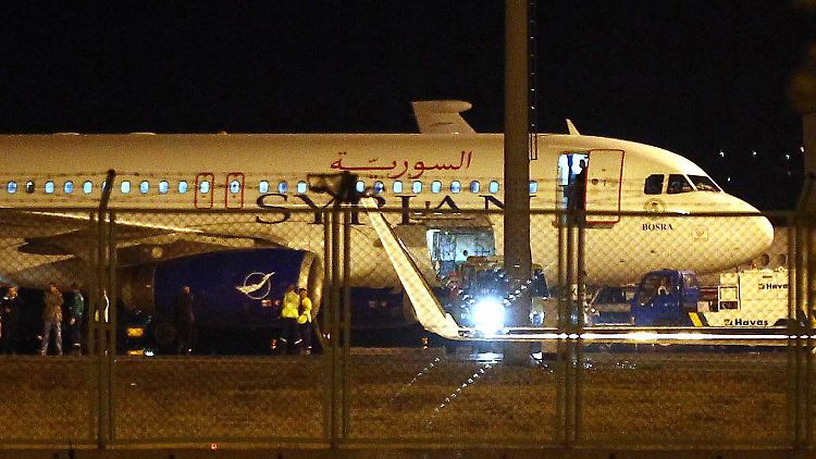 Die syrische Maschine wird jetzt in Ankara durchsucht.