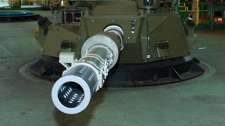 Geschütz "Hitfact" der Rüstungssparte von Finmeccanica