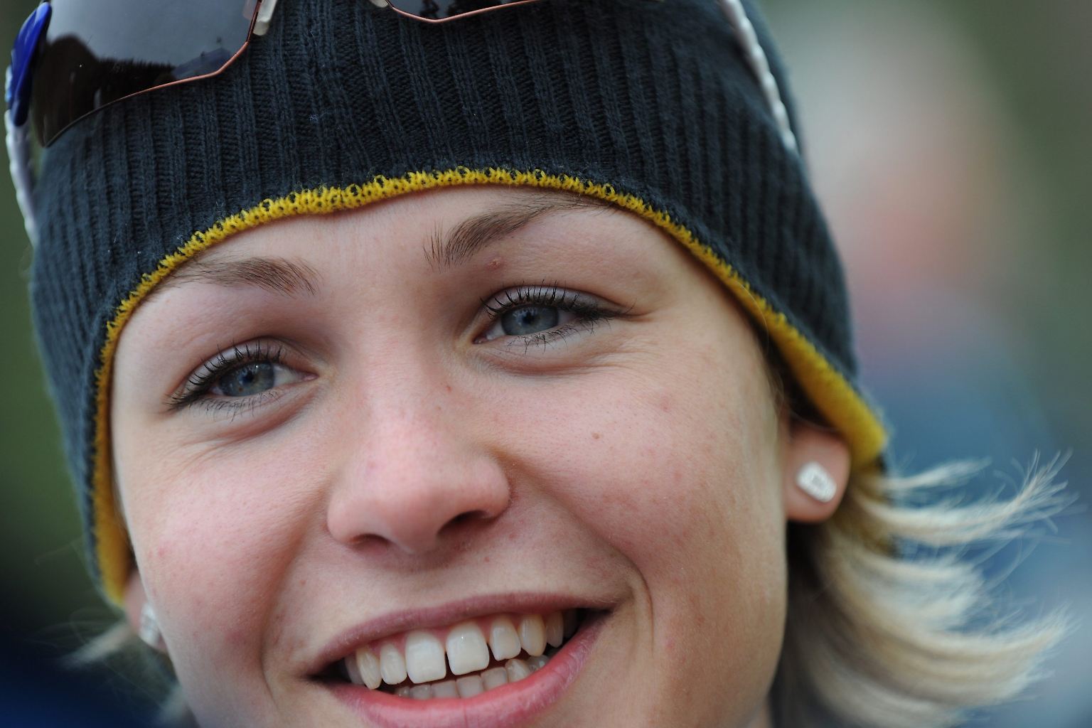 Magdalena Neuner ließ es nochmal richtig krachen …