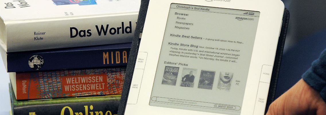 Amazon verleiht künftig auch ebooks für sein Lesegerät Kindle.