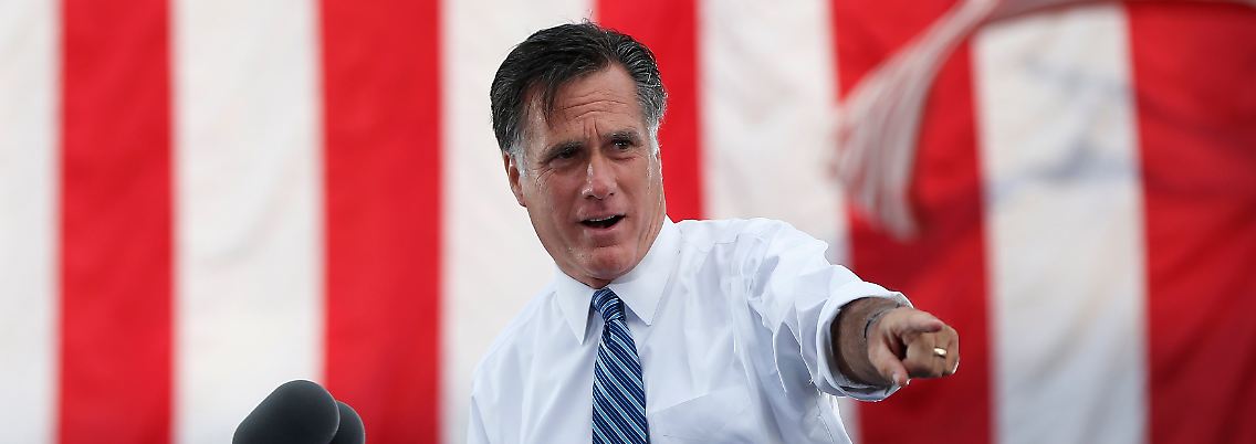 Mitt Romney bei einer Wahlkampfveranstaltung in Ohio.