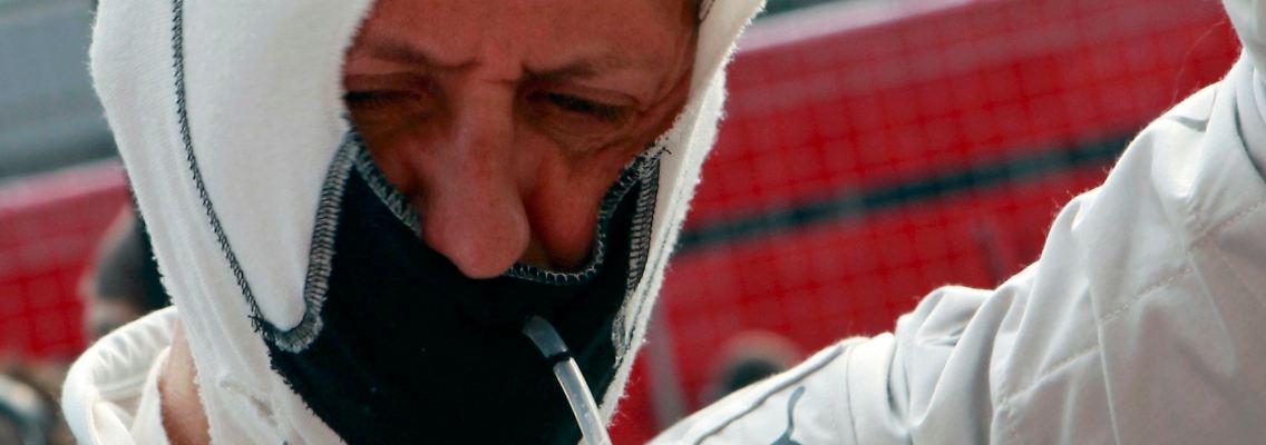 "Es gibt für mich nichts Besseres, als zu Hause zu sein": Michael Schumacher.