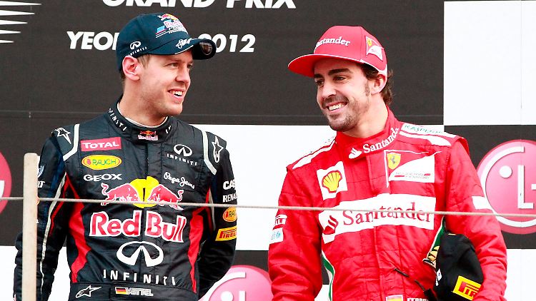 Bald Teamkollegen? Sebastian Vettel und Fernando Alonso.