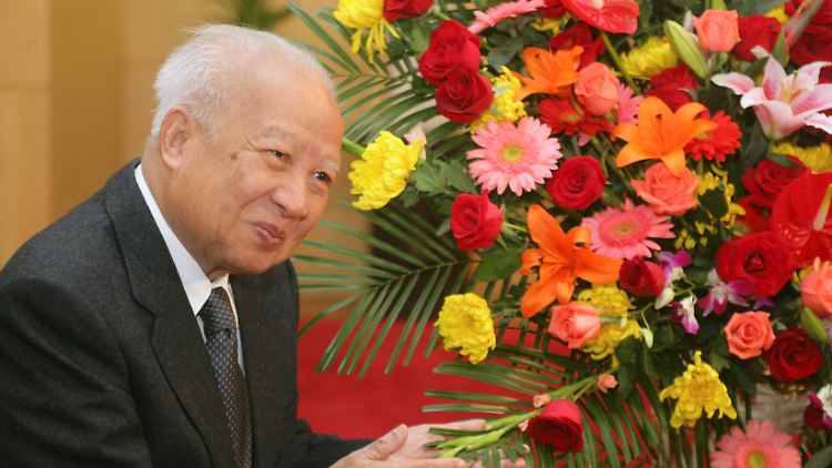 Norodom Sihanuk starb nach langer Krankheit.