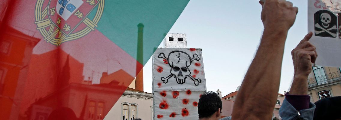 Der Sparwille der Portugiesen ist erschöpft - doch die Regierung ist unnachgiebig.