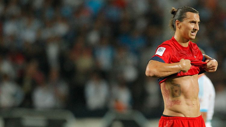 "An dem Tag, an dem ich aufhöre, mich weiterzuentwickeln, höre ich auf, Fußball zu spielen": Zlatan Ibrahimovic.