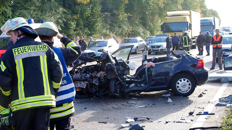Das Fahrzeug der Unfallverursacherin.
