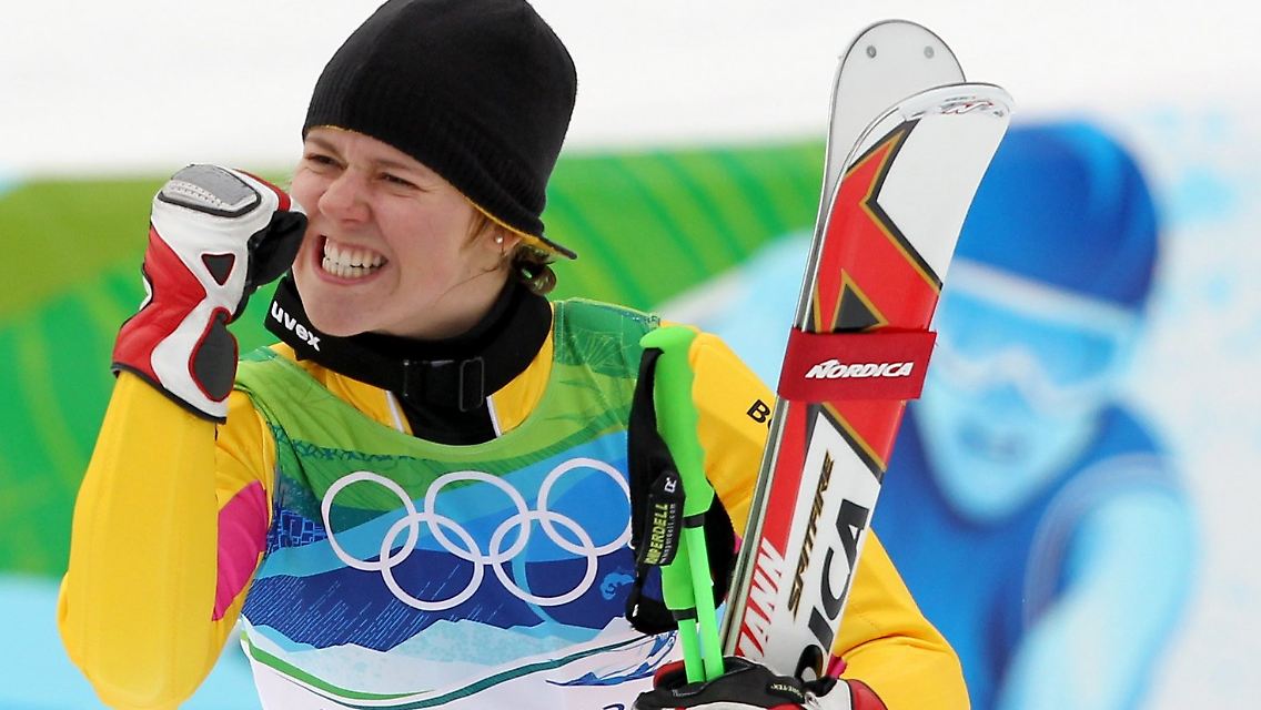 Olympiasiegerin: Viktoria Rebensburg.