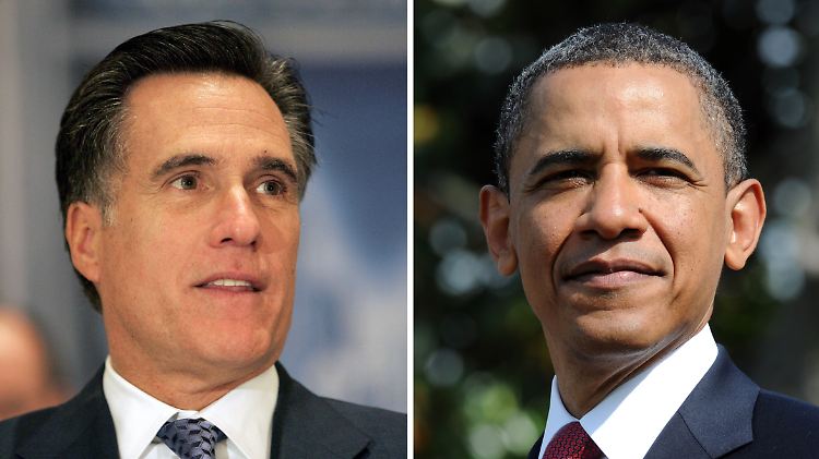 Herausforderer Romney, Amtsinhaber Obama