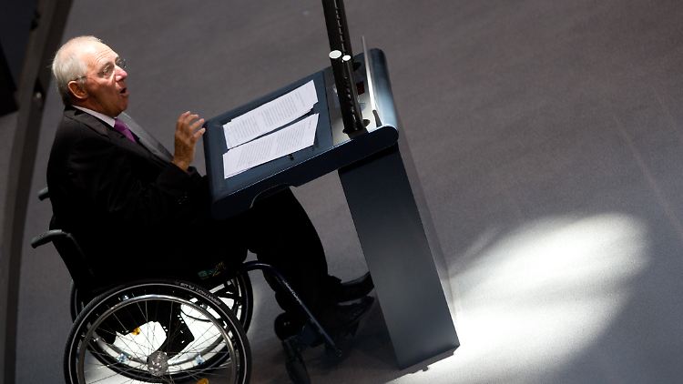Wolfgang Schäuble will mehr Kompetenzen nach Brüssel verlagern. 