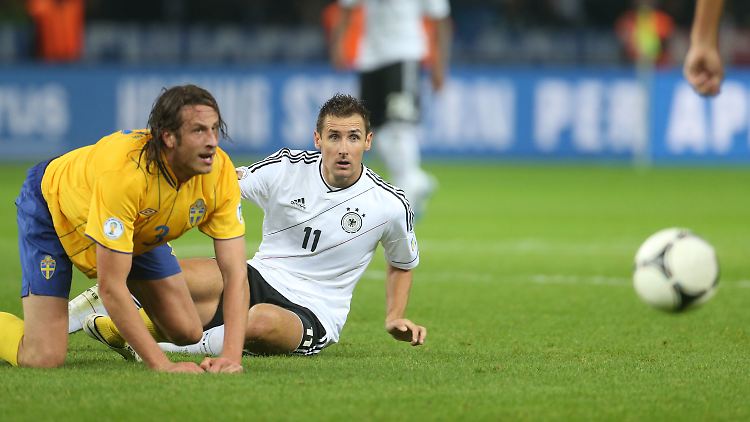 Sein Blick sagt alles: Miroslav Klose.