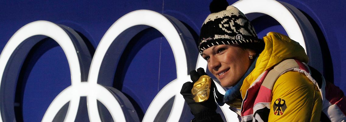 Eine Goldmedaille hat sie ja schon: Maria Riesch.