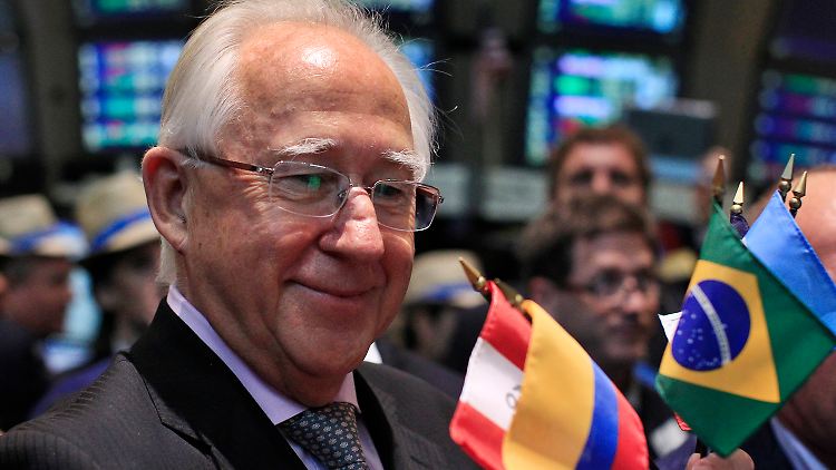 Der Mann hinter dem Aufstieg: Cencosud-Chef Horst Paulmann bei einem Sommerbesuch in New York.