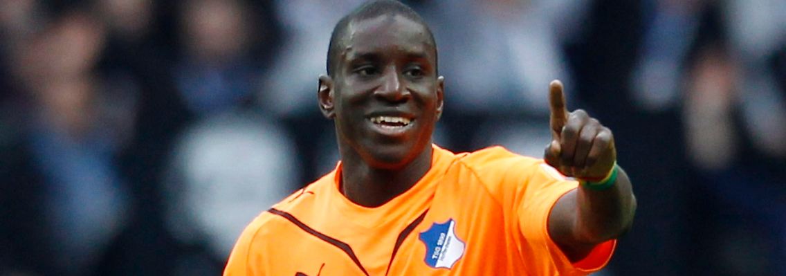 Hoffenheimer Jubel in Berlin: Demba Ba freut sich über sein Tor.