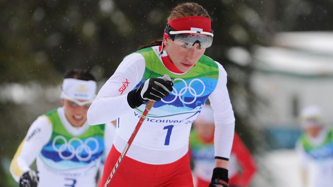 Vorneweg: Justyna Kowalczyk.