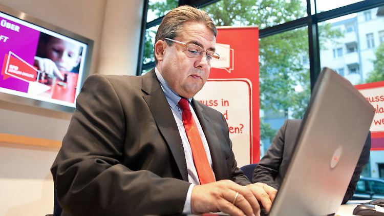 Immer auf der Suche nach Schlagzeilen: Sigmar Gabriel.