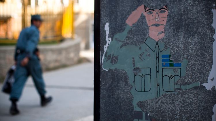 In der Polizeiakademie von Kabul.
