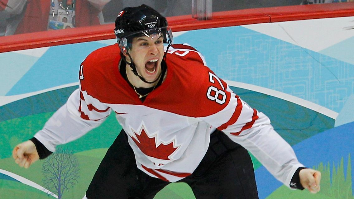 Sidney Crosby mit seinem Siegtor in der Verlängerung für grenzenlose Euphorie in Kanada.