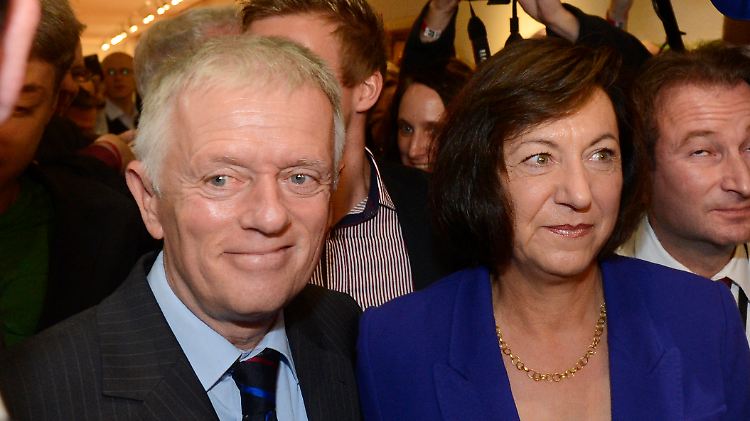 Kuhn mit mit seiner Frau Waltraud Ulshoefer.