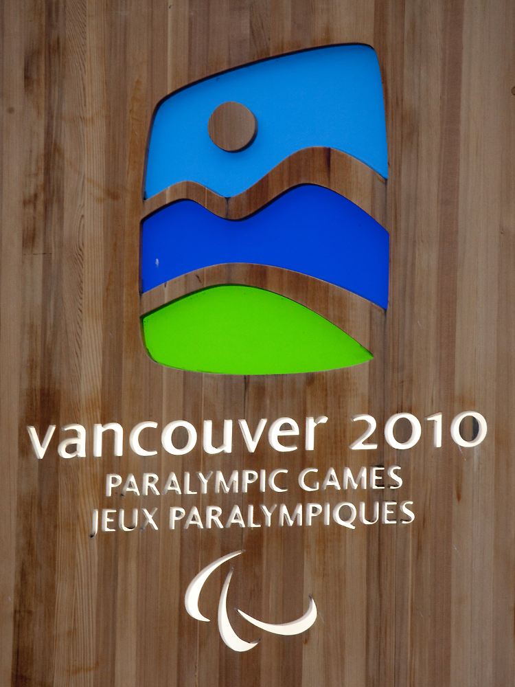 Das Logo der Paralympischen Winterspiele 2010.