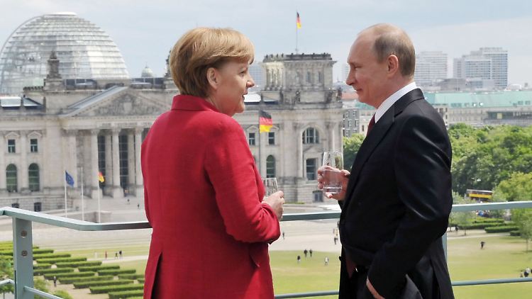 Schwieriges Verhältnis: Merkel und Putin bei einem Treffen in Berlin im Juni 2012.