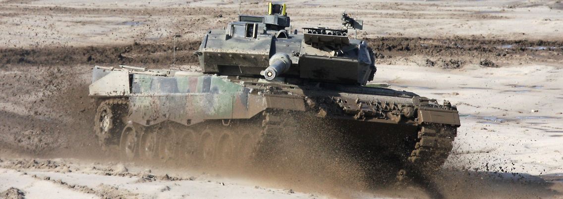 Ein deutscher Verkaufsschlager: der Leopard-2-Panzer.