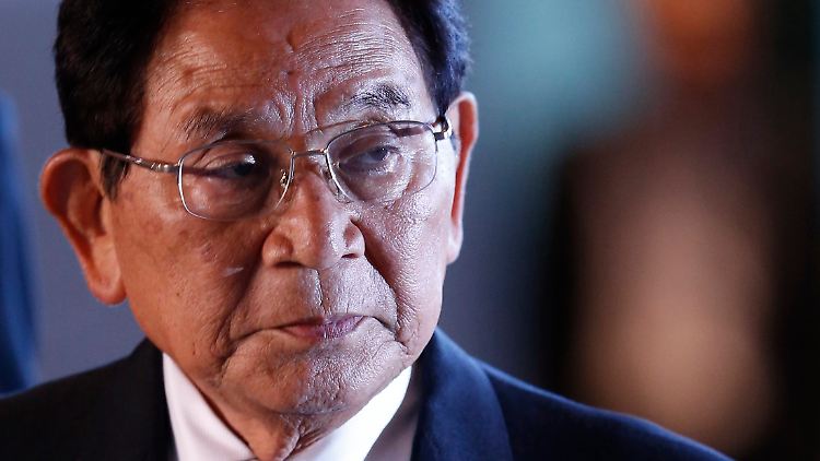 Keishu Tanaka war nur kurz Justizminister im Kabinett Noda.