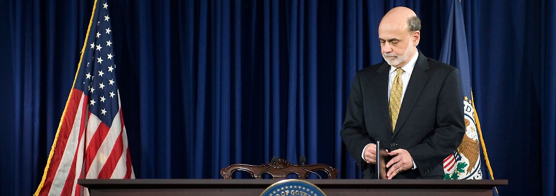 Niedrigzins und quantitative Lockerung: Ben Bernanke führte auch die Pressekonferenz nach europäischem Vorbild ein.