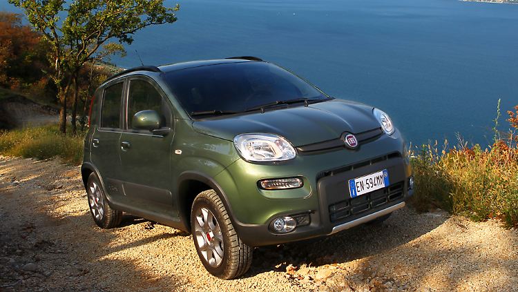Der neue Panda 4x4 verfügt über eine höhere Bodenfreiheit als der Vorgänger.