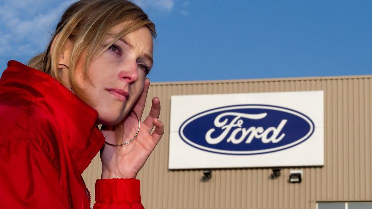 Trauer und Entsetzen bei den Ford-Mitarbeitern in Genk. 