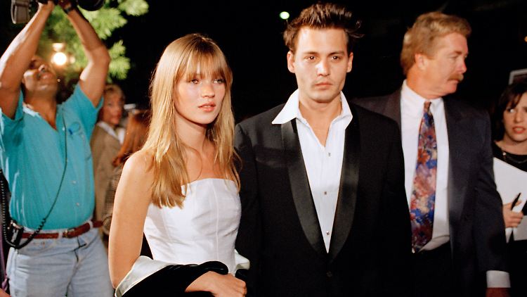 Kate Moss und Johnny Depps  Beziehung hielt vier Jahre.